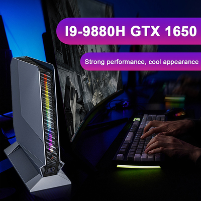 購入 極度のI9 9880H第9の賭博のWin10の小型卓上コンピュータのPCは1650 4GBビデオ カードを捧げた online manufacture