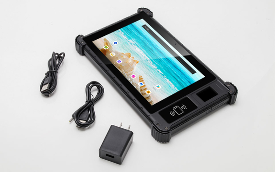 購入 防水IP65クォードの中心2.0の2GB RAM 32GB ROMの険しいタブレットのPCの指紋NFC online manufacture