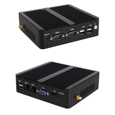 J4125産業コンピュータPCが付いている小型の携帯用二重LAN小型PC